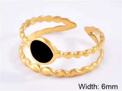 HY Wholesale Rings Jewelry 316L Stainless Steel Jewelry Rings-HY0152R0113