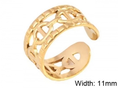 HY Wholesale Rings Jewelry 316L Stainless Steel Jewelry Rings-HY0152R0153