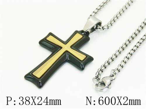 HY Wholesale Stainless Steel 316L Jewelry Popular Necklaces-HY41N0331HLR