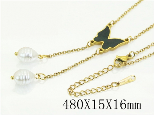 HY Wholesale Stainless Steel 316L Jewelry Popular Necklaces-HY80N0914MR