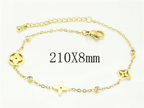 HY Wholesale Bracelets 316L Stainless Steel Jewelry Bracelets-HY47B0239PW