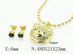 HY Wholesale Jewelry Set 316L Stainless Steel jewelry Set Fashion Jewelry-HY45S0056HMC