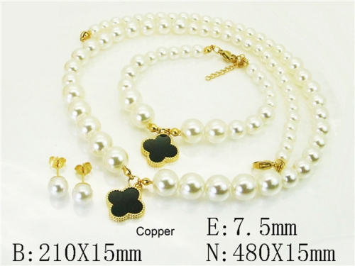 HY Wholesale Jewelry Set 316L Stainless Steel jewelry Set Fashion Jewelry-HY45S0109IIX