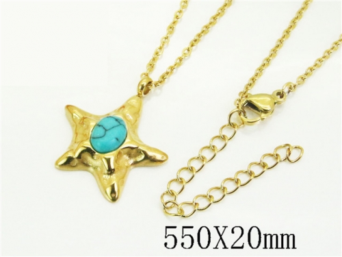 HY Wholesale Stainless Steel 316L Jewelry Popular Necklaces-HY25N0181HJL