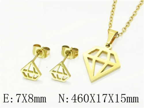 HY Wholesale Jewelry Set 316L Stainless Steel jewelry Set Fashion Jewelry-HY80S0119IR