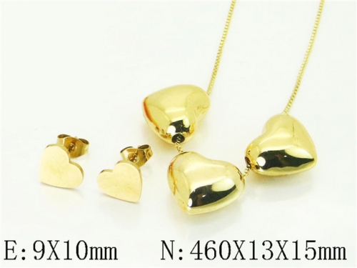 HY Wholesale Jewelry Set 316L Stainless Steel jewelry Set Fashion Jewelry-HY45S0081HMS