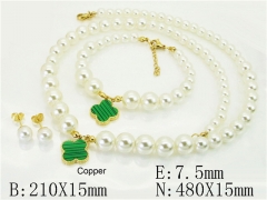 HY Wholesale Jewelry Set 316L Stainless Steel jewelry Set Fashion Jewelry-HY45S0106IID