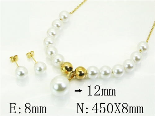 HY Wholesale Jewelry Set 316L Stainless Steel jewelry Set Fashion Jewelry-HY21S0439PQ