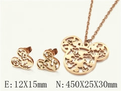 HY Wholesale Jewelry Set 316L Stainless Steel jewelry Set Fashion Jewelry-HY21S0420HPC