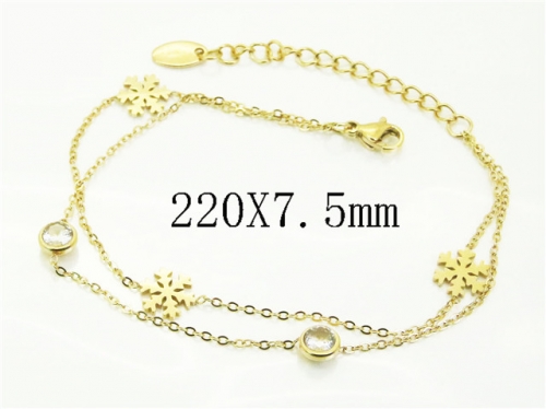 HY Wholesale Bracelets 316L Stainless Steel Jewelry Bracelets-HY47B0251HEE