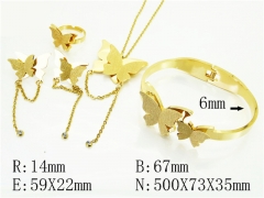 HY Wholesale Jewelry Set 316L Stainless Steel jewelry Set Fashion Jewelry-HY50S0536JYY