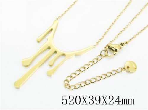 HY Wholesale Stainless Steel 316L Jewelry Popular Necklaces-HY25N0168HHW