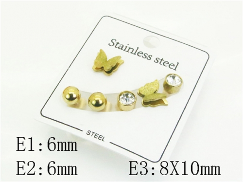 HY Wholesale Earrings 316L Stainless Steel Earrings Jewelry-HY80E1106JL