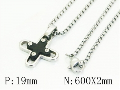 HY Wholesale Stainless Steel 316L Jewelry Popular Necklaces-HY41N0321HKE