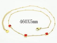 HY Wholesale Stainless Steel 316L Jewelry Popular Necklaces-HY25N0172HJL