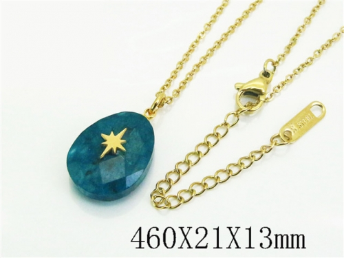 HY Wholesale Stainless Steel 316L Jewelry Popular Necklaces-HY25N0174HIE