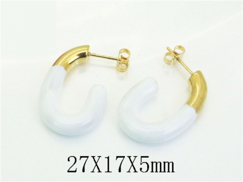 HY Wholesale Earrings 316L Stainless Steel Earrings Jewelry-HY80E1107NW