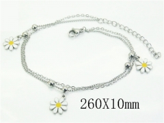 HY Wholesale Bracelets 316L Stainless Steel Jewelry Bracelets-HY25B0410HSS