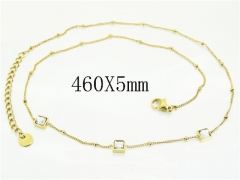 HY Wholesale Stainless Steel 316L Jewelry Popular Necklaces-HY25N0171HJL