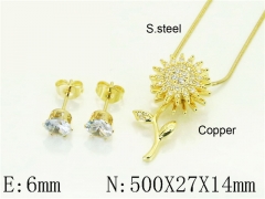 HY Wholesale Jewelry Set 316L Stainless Steel jewelry Set Fashion Jewelry-HY45S0096HJX