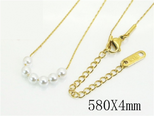HY Wholesale Stainless Steel 316L Jewelry Popular Necklaces-HY25N0179PL