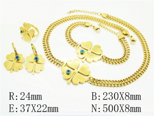 HY Wholesale Jewelry Set 316L Stainless Steel jewelry Set Fashion Jewelry-HY50S0525JCC