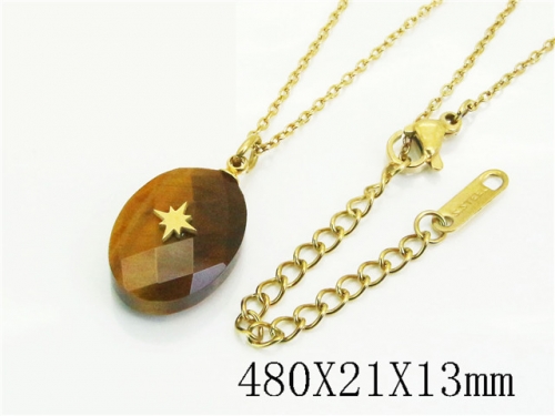 HY Wholesale Stainless Steel 316L Jewelry Popular Necklaces-HY25N0175HID