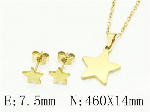 HY Wholesale Jewelry Set 316L Stainless Steel jewelry Set Fashion Jewelry-HY80S0120IS