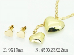 HY Wholesale Jewelry Set 316L Stainless Steel jewelry Set Fashion Jewelry-HY45S0057HMB