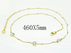 HY Wholesale Stainless Steel 316L Jewelry Popular Necklaces-HY25N0170HJL