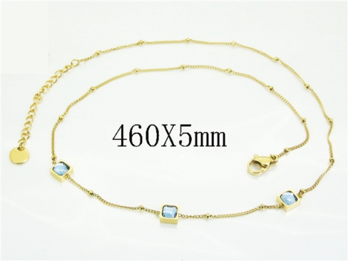HY Wholesale Stainless Steel 316L Jewelry Popular Necklaces-HY25N0170HJL