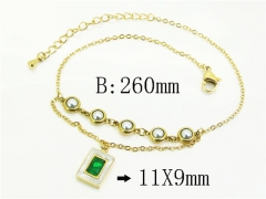 HY Wholesale Bracelets 316L Stainless Steel Jewelry Bracelets-HY32B1104HHX