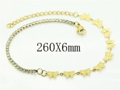 HY Wholesale Bracelets 316L Stainless Steel Jewelry Bracelets-HY25B0389OL