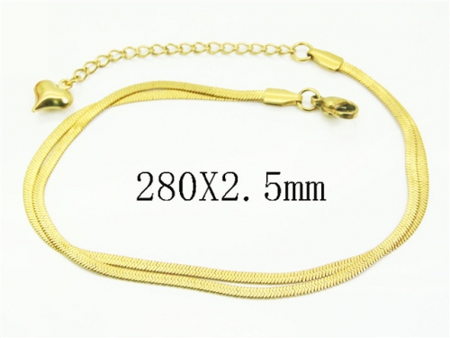 HY Wholesale Bracelets 316L Stainless Steel Jewelry Bracelets-HY25B0393HIR