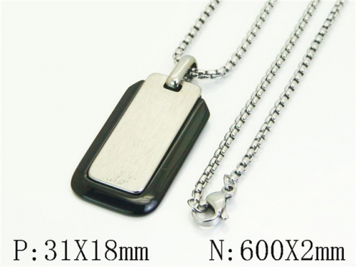 HY Wholesale Stainless Steel 316L Jewelry Popular Necklaces-HY41N0337HLD