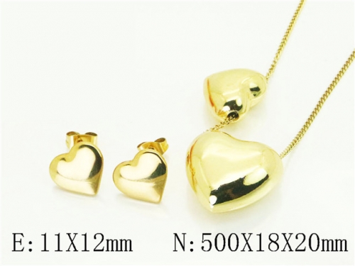 HY Wholesale Jewelry Set 316L Stainless Steel jewelry Set Fashion Jewelry-HY45S0080HME