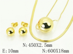 HY Wholesale Jewelry Set 316L Stainless Steel jewelry Set Fashion Jewelry-HY45S0090HKS