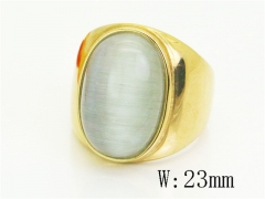 HY Wholesale Rings Jewelry Stainless Steel 316L Rings-HY17R0951HLS