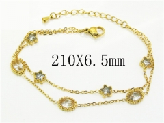 HY Wholesale Bracelets 316L Stainless Steel Jewelry Bracelets-HY32B1118HIB