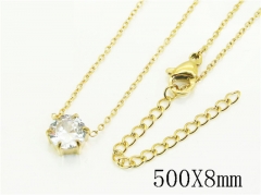 HY Wholesale Stainless Steel 316L Jewelry Popular Necklaces-HY12N0783RNL