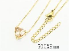 HY Wholesale Stainless Steel 316L Jewelry Popular Necklaces-HY12N0766YNL