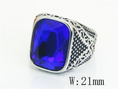 HY Wholesale Rings Jewelry Stainless Steel 316L Rings-HY17R0959HIB