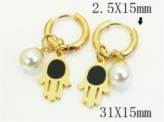 HY Wholesale Earrings 316L Stainless Steel Earrings Jewelry-HY60E1965XJL