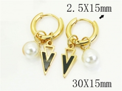 HY Wholesale Earrings 316L Stainless Steel Earrings Jewelry-HY60E1969RJL