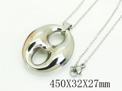 HY Wholesale Stainless Steel 316L Jewelry Popular Necklaces-HY74N0202NQ