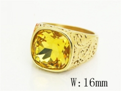 HY Wholesale Rings Jewelry Stainless Steel 316L Rings-HY17R1014HJG