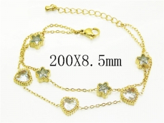 HY Wholesale Bracelets 316L Stainless Steel Jewelry Bracelets-HY32B1119HIV