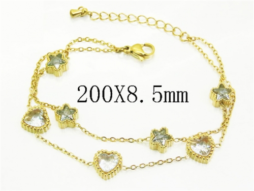 HY Wholesale Bracelets 316L Stainless Steel Jewelry Bracelets-HY32B1119HIV