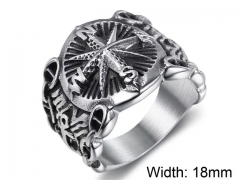 HY Wholesale Rings Jewelry 316L Stainless Steel Jewelry Rings-HY0153R0083