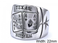 HY Wholesale Rings Jewelry 316L Stainless Steel Jewelry Rings-HY0153R0233